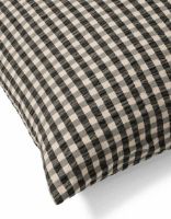 Billede af Juna Bæk&Bølge Pudebetræk 63x60 cm - Sort/Sand