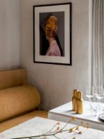 Billede af Audo Copenhagen Eave Dining 200 Sofa L: 200 cm - Moss Sahco/0022 Orange