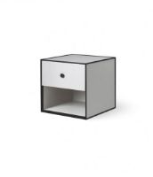 Billede af Audo Copenhagen Frame 35 35x35 cm inkl. 1 Skuffe - Lys Grå