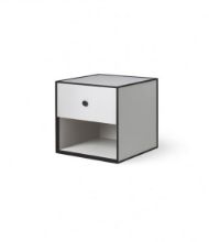 Billede af Audo Copenhagen Frame 35 35x35 cm inkl. 1 Skuffe - Lys Grå