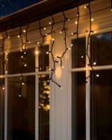 Billede af Sirius Tech-Line Iskrystal Startsæt 100 LED 1,5x2,5 m - Sort/Varm Hvid