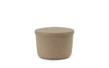 Billede af Normann Copenhagen Hide Puf Lille 39x52,5 cm - Sand