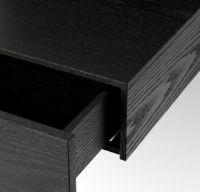 Billede af New Works Tana Wall Mounted Media Module 130x35,2 cm - Black Stained Oak