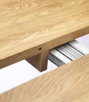 Billede af FDB Møbler C69E Ry Spisebord M. 2 Tillægsplader Ø: 120 cm - Olieret Eg