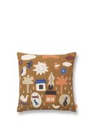 Billede af Ferm Living Village Cushion 40x40 cm - Sugar Kelp