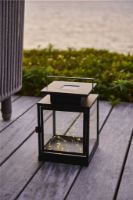 Billede af Sirius Lui Solar Lanterne H: 28 cm - Sort/Klar Glas