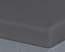 Billede af CPH Living Faconlagen Percale 140x200x30 cm - Mørkegrå