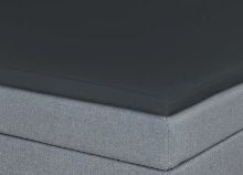 Billede af CPH Living Kuvertlagen Egyptisk Bomuldssatin 200x200x6 cm - Mørkegrå