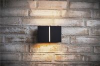 Billede af LOOM Design Ask IP65 Udendørs Væglampe 11,5x16,5 cm - Sort