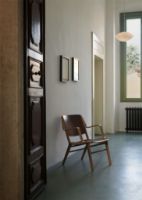 Billede af &Tradition Ax HM11 Lounge Chair SH: 39,9 cm - Lacquered Oak/Walnut