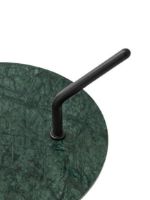 Billede af &Tradition Halten SH9 Side Table H: 65,7 cm - Warm Black Steel/Verde Guatemala Marble