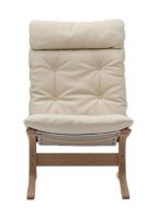 Billede af LK Hjelle Siesta Classic Lænestol Høj SH: 45 cm - Nature/Prescott Ivory