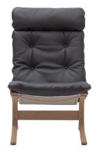 Billede af LK Hjelle Siesta Classic Lænestol Høj SH: 45 cm - Nature/Elmo Rustical Grey