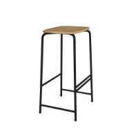 Billede af VIA Copenhagen TRAB Barstool H: 65 cm - Naturolieret Eg