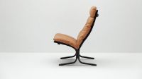 Billede af LK Hjelle Siesta Classic Lænestol Høj SH: 45 cm - Black/Vintage Cognac