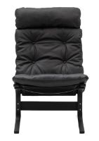 Billede af LK Hjelle Siesta Classic Lænestol Høj SH: 45 cm - Black/Vintage Black Soft