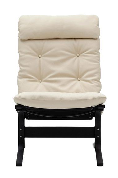 Billede af LK Hjelle Siesta Classic Lænestol Høj SH: 45 cm - Black/Prescott Ivory
