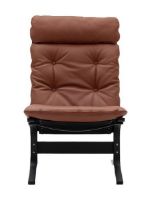 Billede af LK Hjelle Siesta Classic Lænestol Høj SH: 45 cm - Black/Prescott Hezelnut