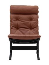 Billede af LK Hjelle Siesta Classic Lænestol Høj SH: 45 cm - Black/Prescott Hezelnut