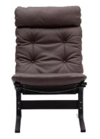 Billede af LK Hjelle Siesta Classic Lænestol Høj SH: 45 cm - Black/Prescott Chestnut