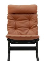 Billede af LK Hjelle Siesta Classic Lænestol Høj SH: 45 cm - Black/Prescott Swamp