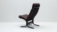 Billede af LK Hjelle Siesta Classic Lænestol Høj SH: 45 cm - Black/Hemsen Anilin Brown