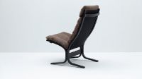 Billede af LK Hjelle Siesta Classic Lænestol Høj SH: 45 cm - Black/Dunes Dark Brown