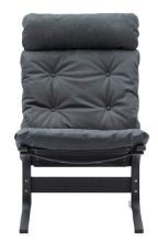 Billede af LK Hjelle Siesta Classic Lænestol Høj SH: 45 cm - Black/Dunes Anthrazite
