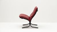 Billede af LK Hjelle Siesta Classic Lænestol Lav SH: 45 cm - Black/Elmo Rustical Red