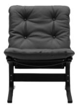 Billede af LK Hjelle Siesta Classic Lænestol Lav SH: 45 cm - Black/Elmo Rustical Grey