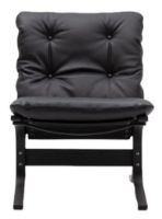 Billede af LK Hjelle Siesta Classic Lænestol Lav SH: 45 cm - Black/Elmo Rustical Black