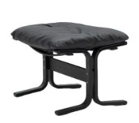 Billede af LK Hjelle Siesta Classic Fodskammel H: 45 cm - Black/Vintage Black Soft