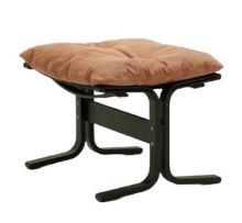 Billede af LK Hjelle Siesta Classic Fodskammel H: 45 cm - Black/Dunes Cognac