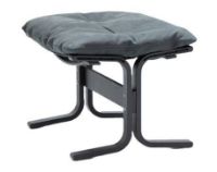 Billede af LK Hjelle Siesta Classic Fodskammel H: 45 cm - Black/Dunes Anthrazite