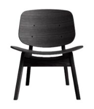 Billede af Ro Collection Pandora Lounge SH: 39,1 cm - Black Lacquered Oak