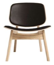 Billede af Ro Collection Pandora Lounge Sæde- og Rygpolstret SH: 39,1 cm - Soaped Oak/Standard Dark Brown