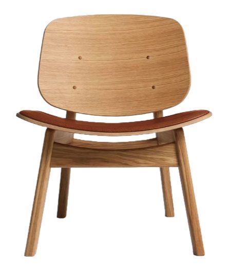 Billede af Ro Collection Pandora Lounge SH: 39,1 cm - Black Lacquered Oak