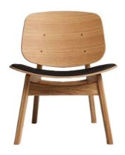 Billede af Ro Collection Pandora Lounge Sædepolstret SH: 39,1 cm - Oiled Oak/Standard Dark Brown