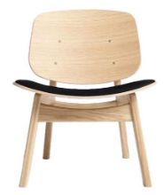 Billede af Ro Collection Pandora Lounge Sædepolstret SH: 39,1 cm - Soaped Oak/Standard Black