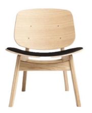 Billede af Ro Collection Pandora Lounge Sædepolstret SH: 39,1 cm - Soaped Oak/Standard Dark Brown