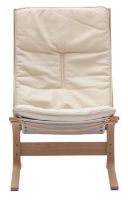 Billede af LK Hjelle Siesta Fiora Lænestol Høj SH: 43 cm - Nature/Prescott Ivory