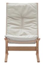 Billede af LK Hjelle Siesta Fiora Lænestol Høj SH: 43 cm - Nature/Prescott Lamb