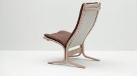 Billede af LK Hjelle Siesta Fiora Lænestol Høj SH: 43 cm - Nature/Prescott Hezelnut