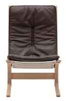 Billede af LK Hjelle Siesta Fiora Lænestol Høj SH: 43 cm - Nature/Prescott Chestnutt