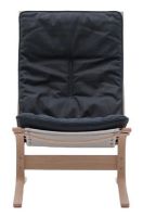 Billede af LK Hjelle Siesta Fiora Lænestol Høj SH: 43 cm - Nature/Dunes Anthrazite