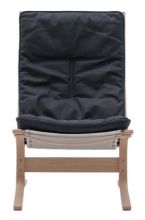 Billede af LK Hjelle Siesta Fiora Lænestol Høj SH: 43 cm - Nature/Dunes Anthrazite