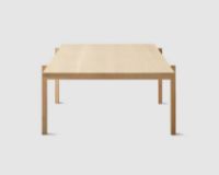 Billede af Eberhart Furniture Eugene Sofabord 70x125 cm - Lys Egetræ/Messing