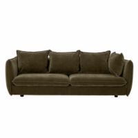 Billede af Bloomingville Austin 3 Pers. Sofa L: 228 cm - Velour/Grøn
