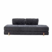 Billede af Bloomingville Groove  Daybed L: 200 cm - Mørkegrå/Polyester