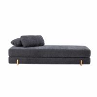 Billede af Bloomingville Groove  Daybed L: 200 cm - Mørkegrå/Polyester